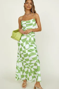 Above It All Maxi Dress Green
