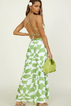Above It All Maxi Dress Green