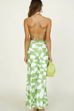 Above It All Maxi Dress Green