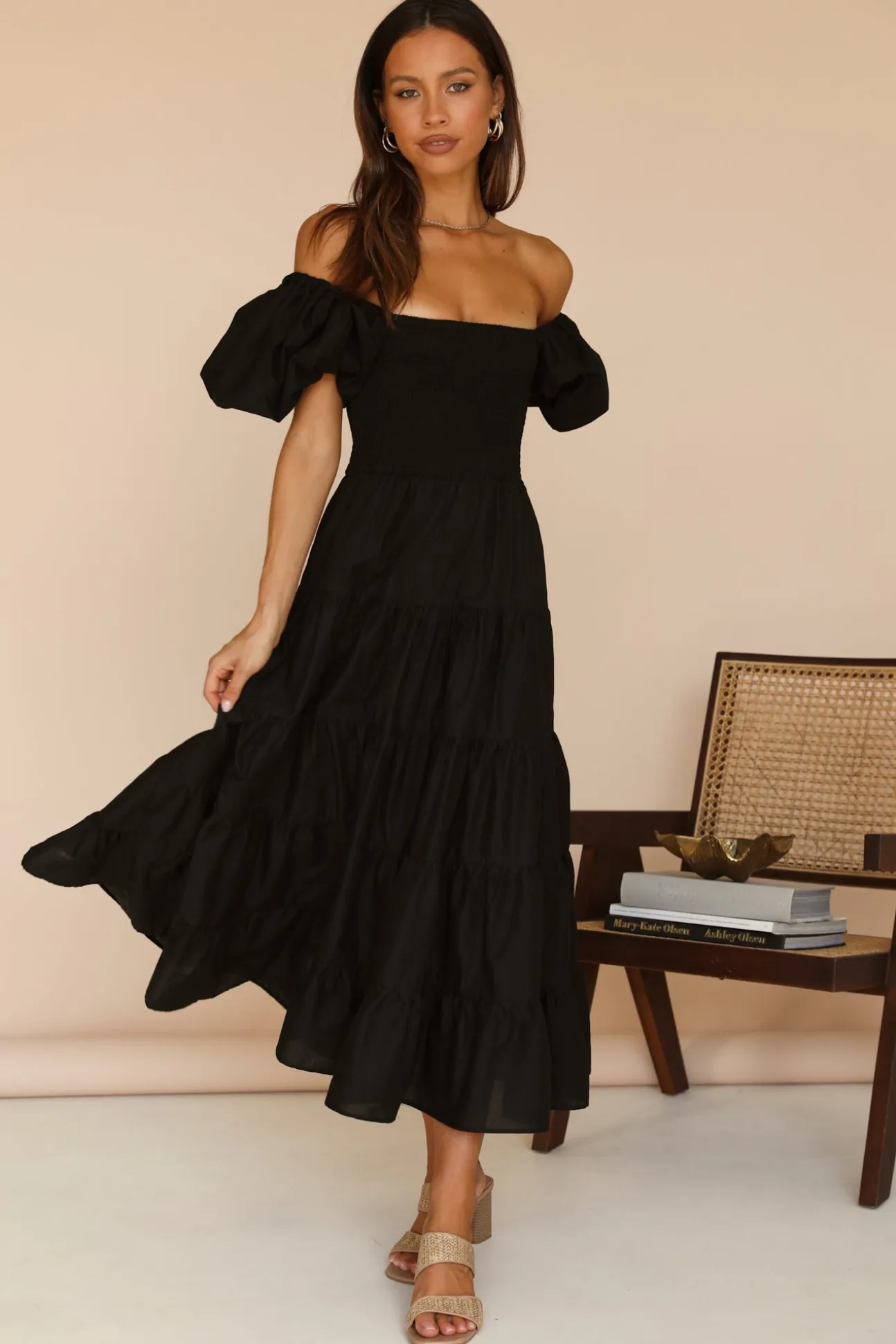 Adela Maxi Dress Black