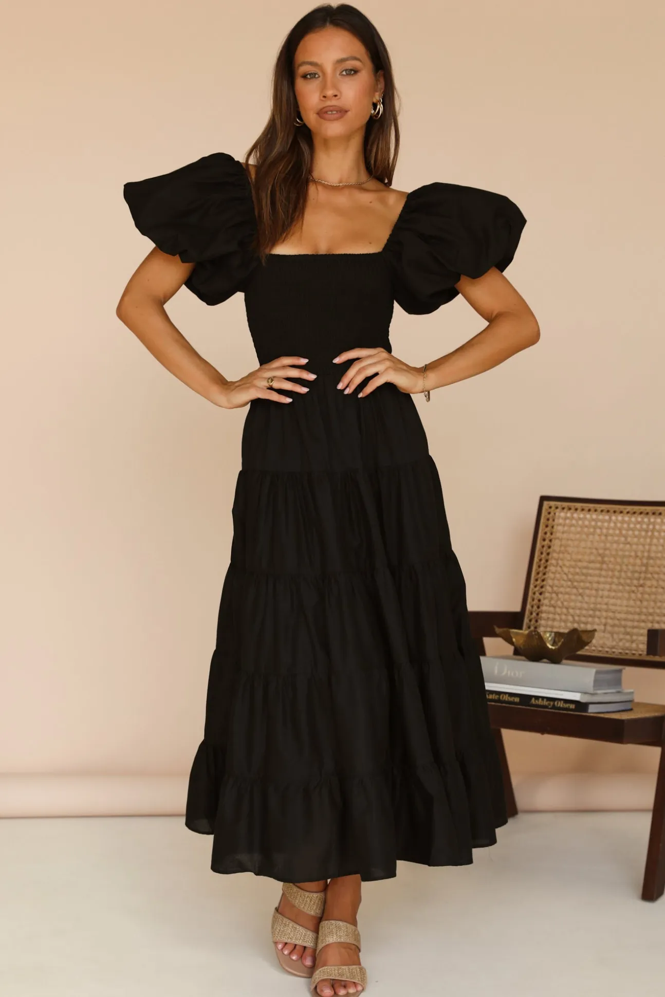 Adela Maxi Dress Black