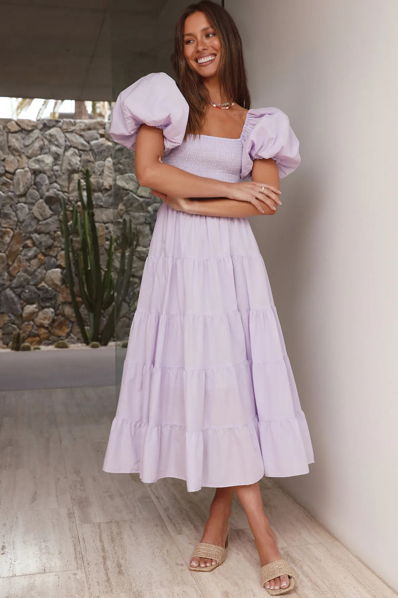 Adela Maxi Dress Lilac