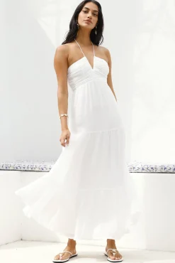 Adorations Maxi Dress White