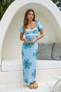 Afina Maxi Dress Blue