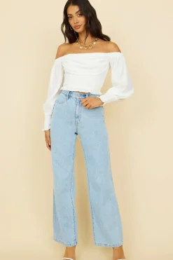 Afternoon Bliss Crop Top White
