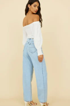 Afternoon Bliss Crop Top White