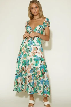 Afternoon Glow Maxi Dress Floral