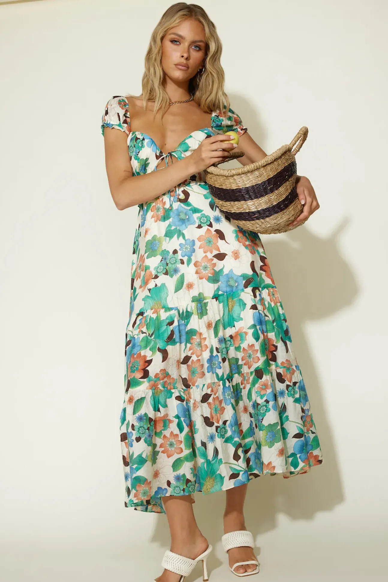 Afternoon Glow Maxi Dress Floral