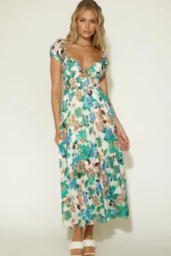 Afternoon Glow Maxi Dress Floral
