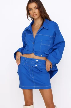 Almost Had You Skirt Denim