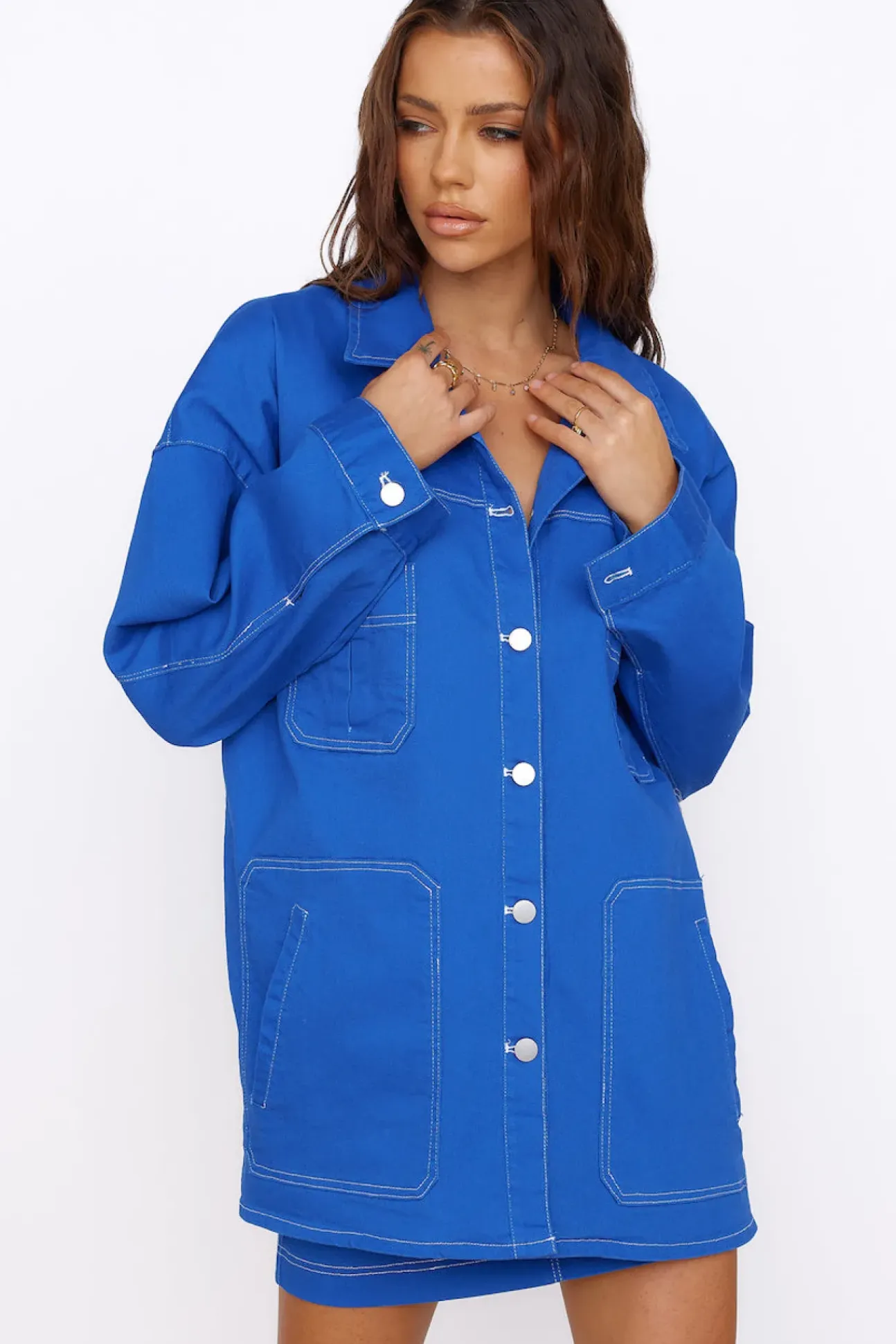 Almost Had You Skirt Denim