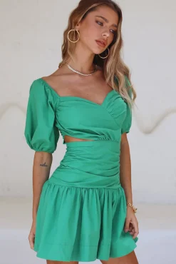 Always Dreaming Dress Green