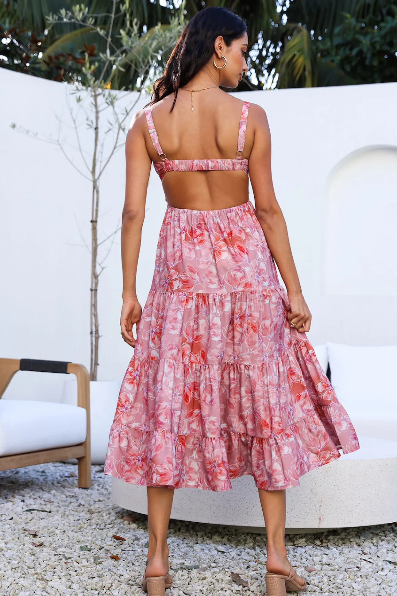 Always On My Mind Midi Dress Pink