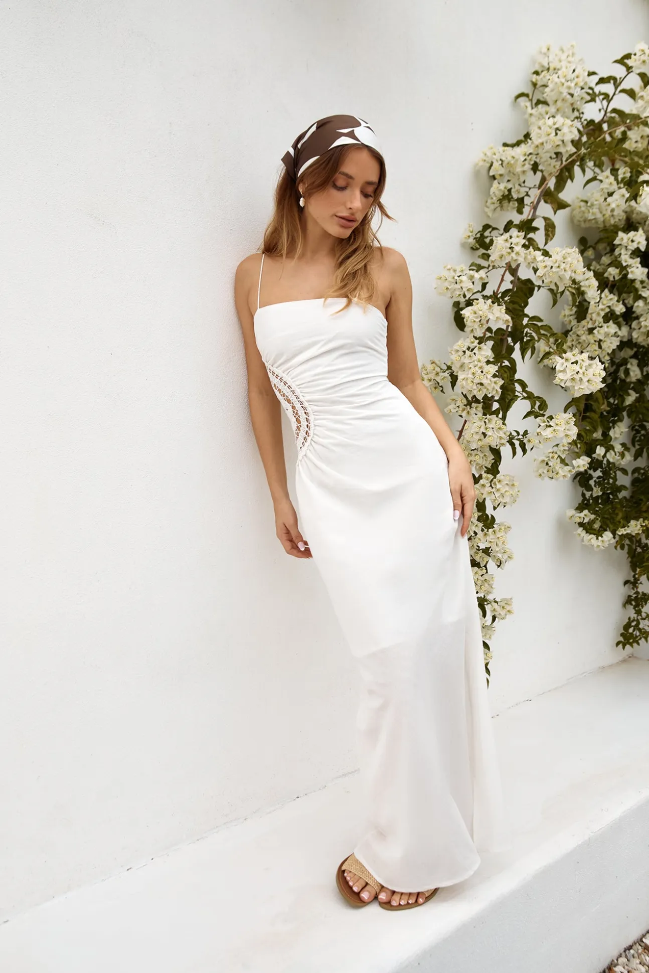 Amalfi Amore Maxi Dress White