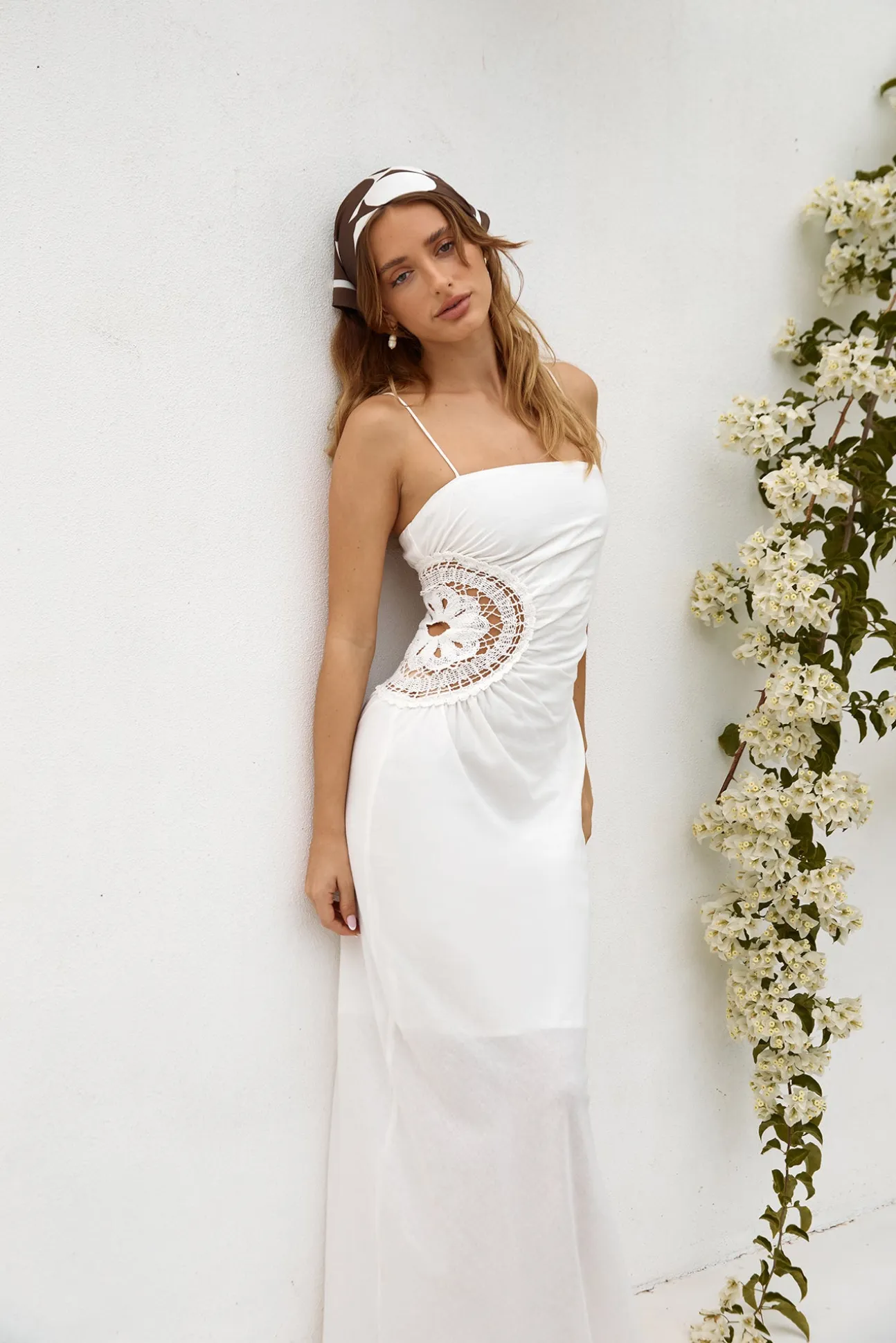 Amalfi Amore Maxi Dress White
