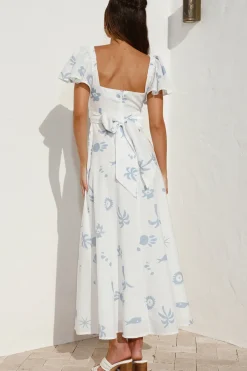Angel Baby Maxi Dress Blue