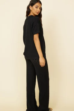 Angel Face Pants Black