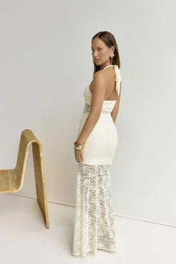 Annika Maxi Dress Lemon