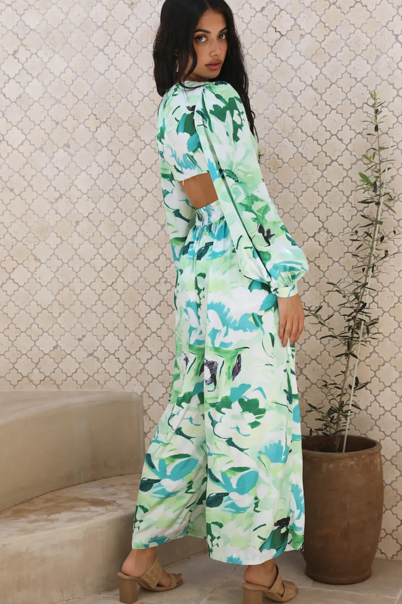 Another Life Jumpsuit Green