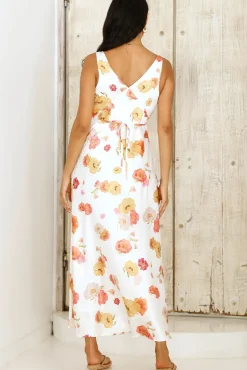 Apricot Dream Maxi Dress Floral