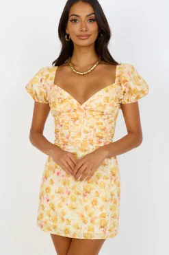 April Dreams Dress Yellow