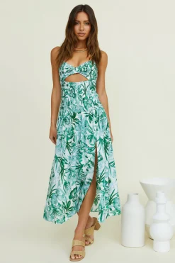 Araceae Maxi Dress Green