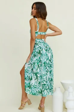 Araceae Maxi Dress Green