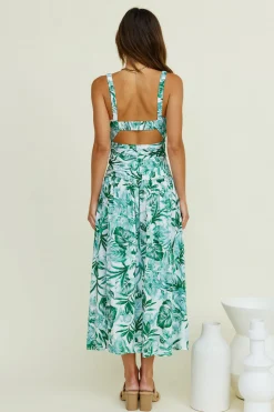 Araceae Maxi Dress Green