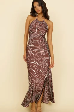 Asking You Maxi Dress Brown
