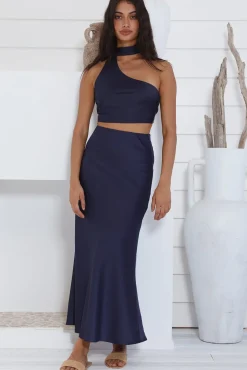 Astraea Maxi Skirt Blue