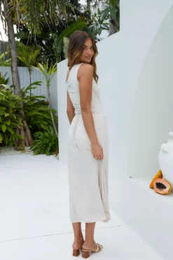 Aulani Robyne Midi Dress Sand