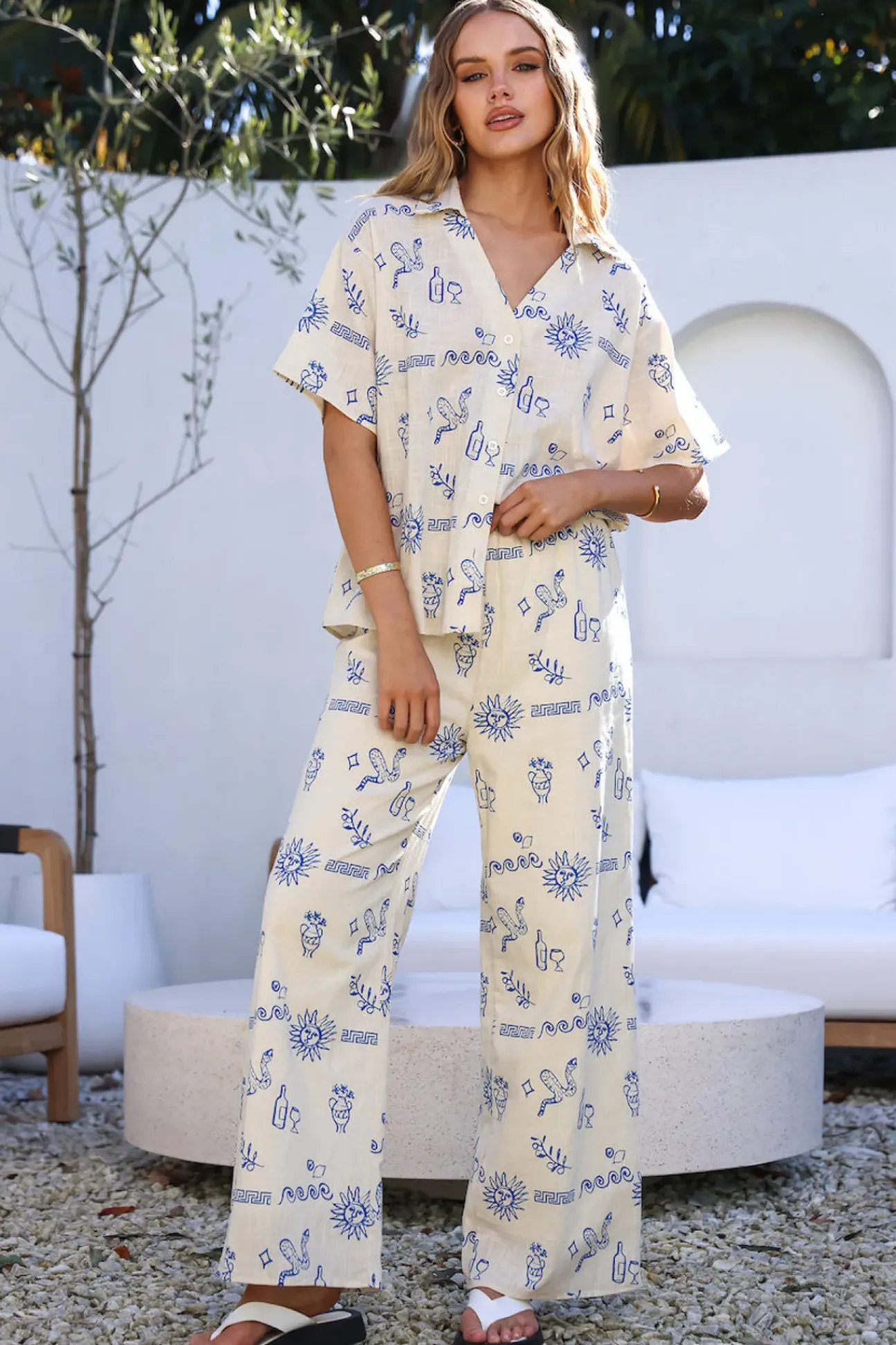 Back To Greece Set Beige