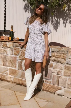 Balmy Seas Dress Brown