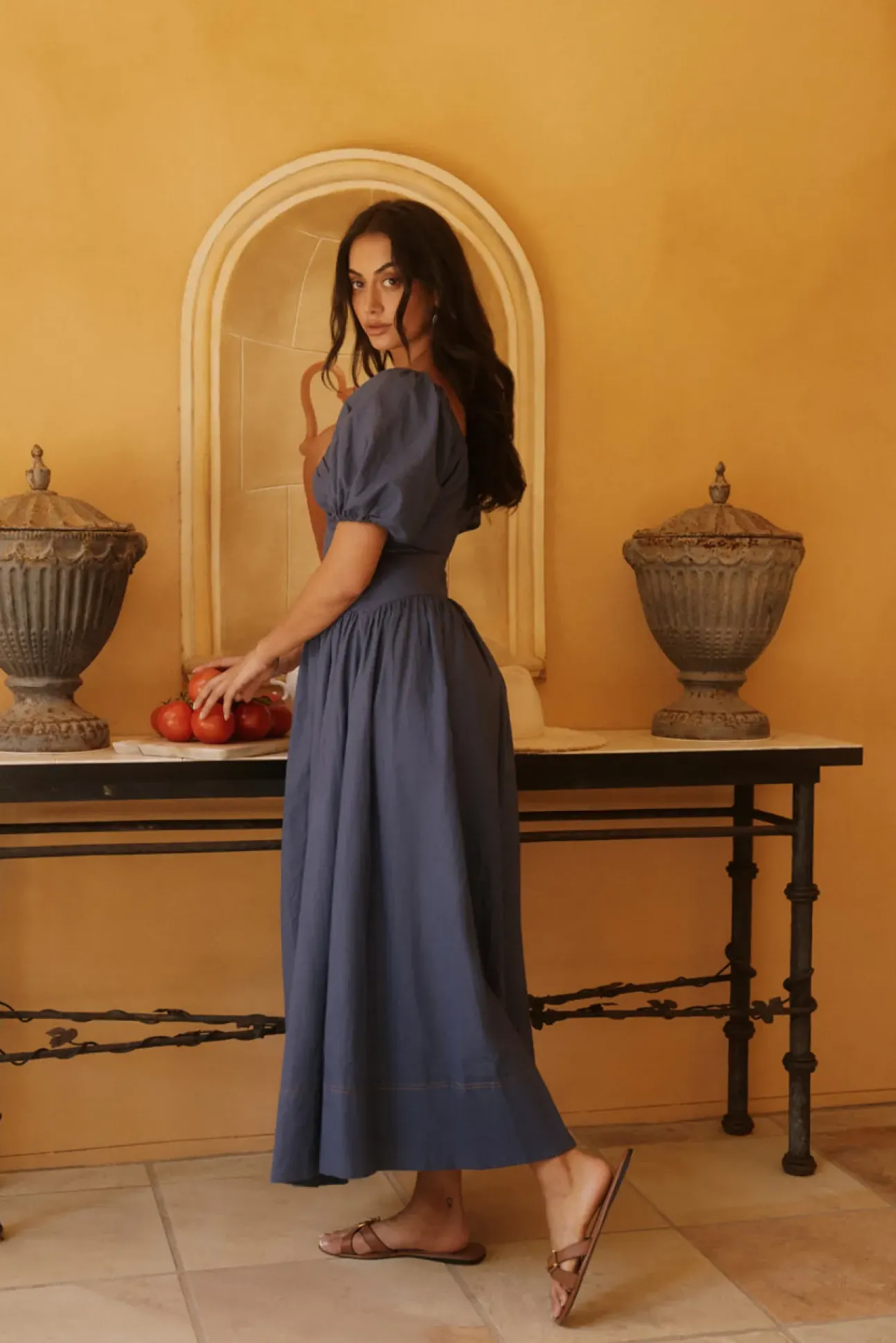 Bambi Blue Maxi Dress Navy