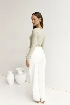 BASE Second Skin Long Sleeve Bodysuit Sage