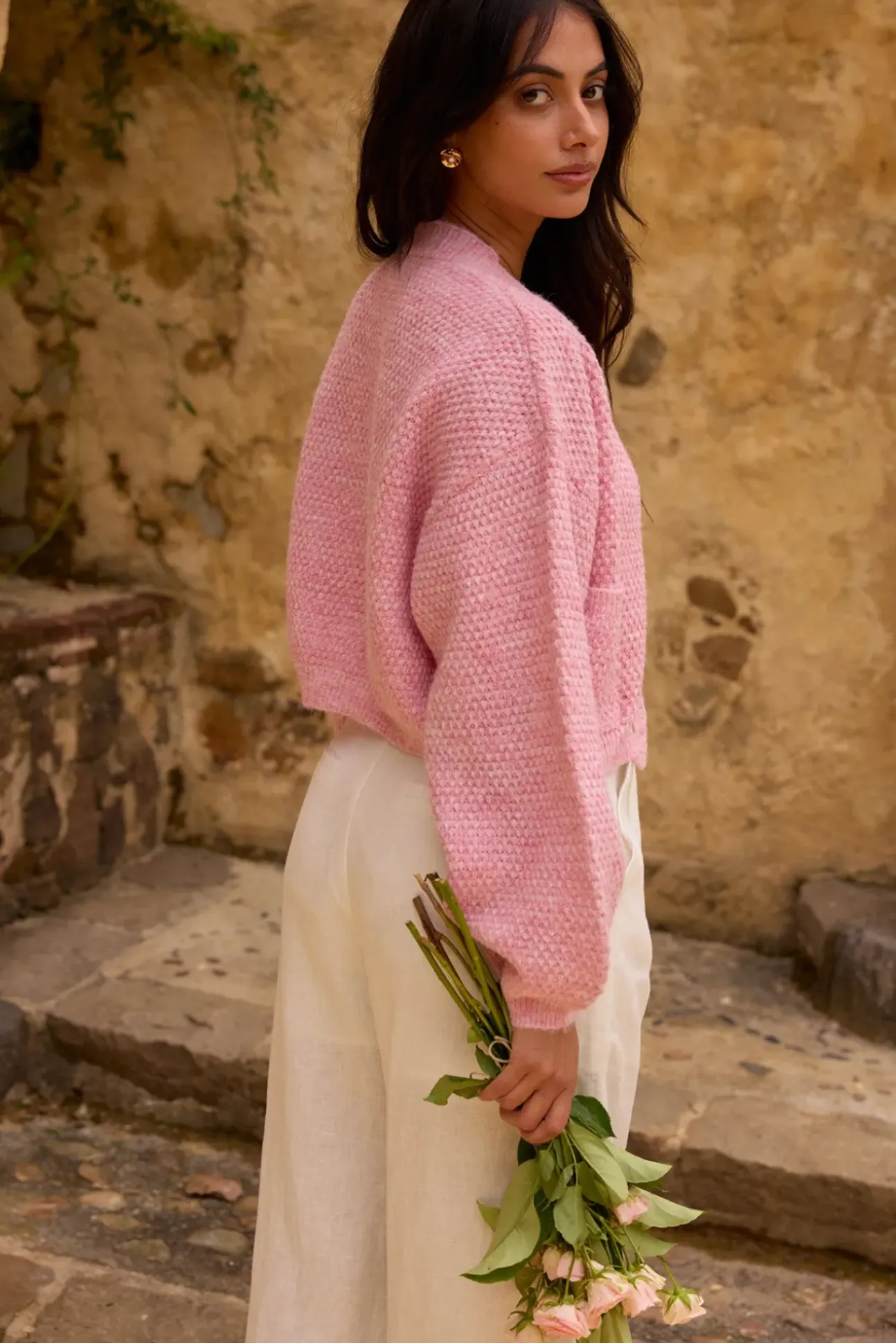 Bayview Cardigan Pink