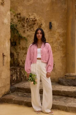 Bayview Cardigan Pink