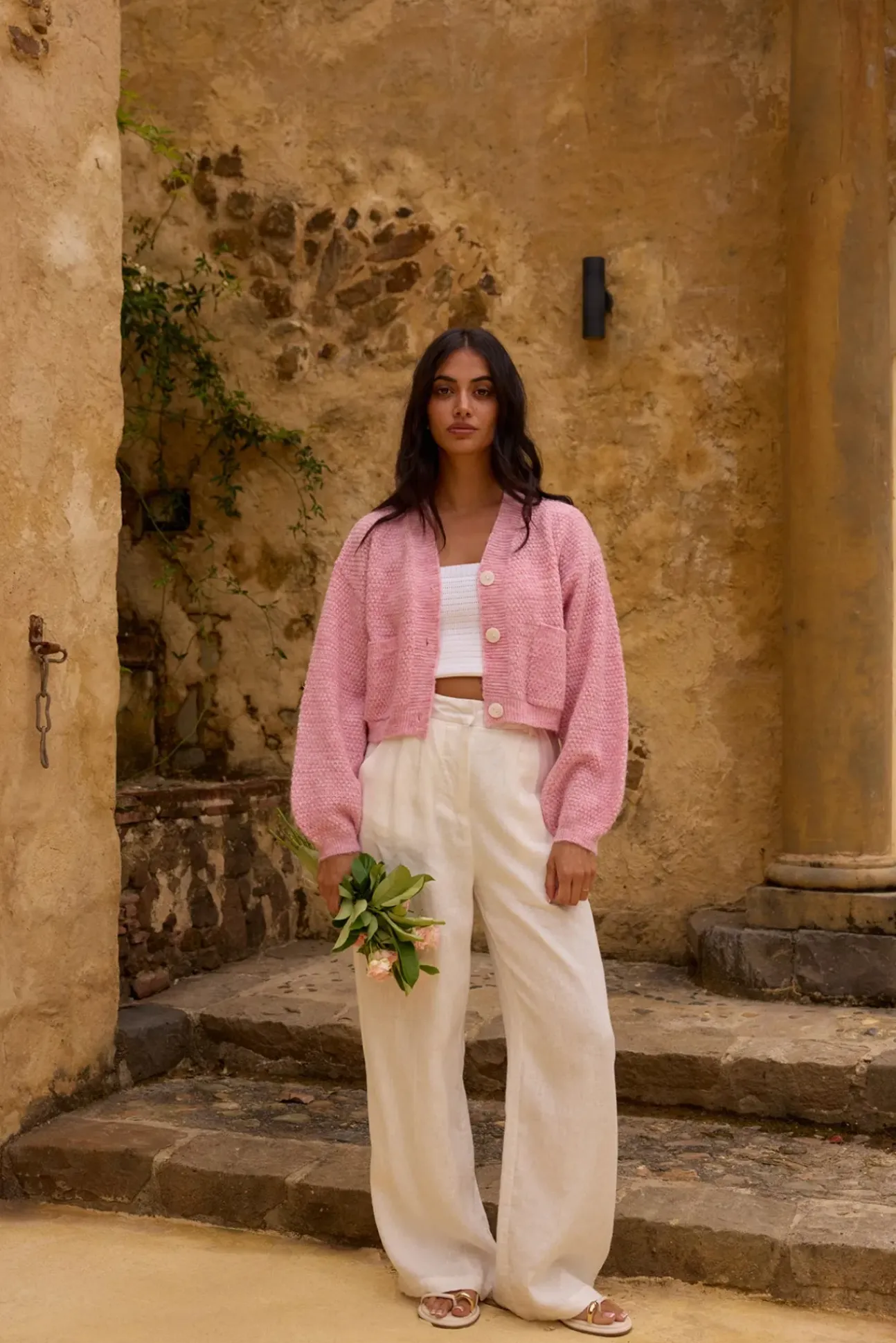 Bayview Cardigan Pink