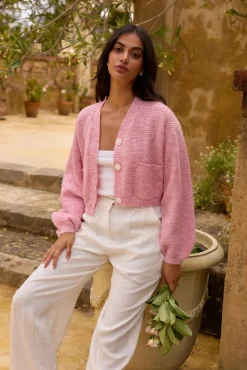 Bayview Cardigan Pink