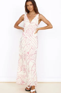 Beach Bliss Maxi Dress Pink