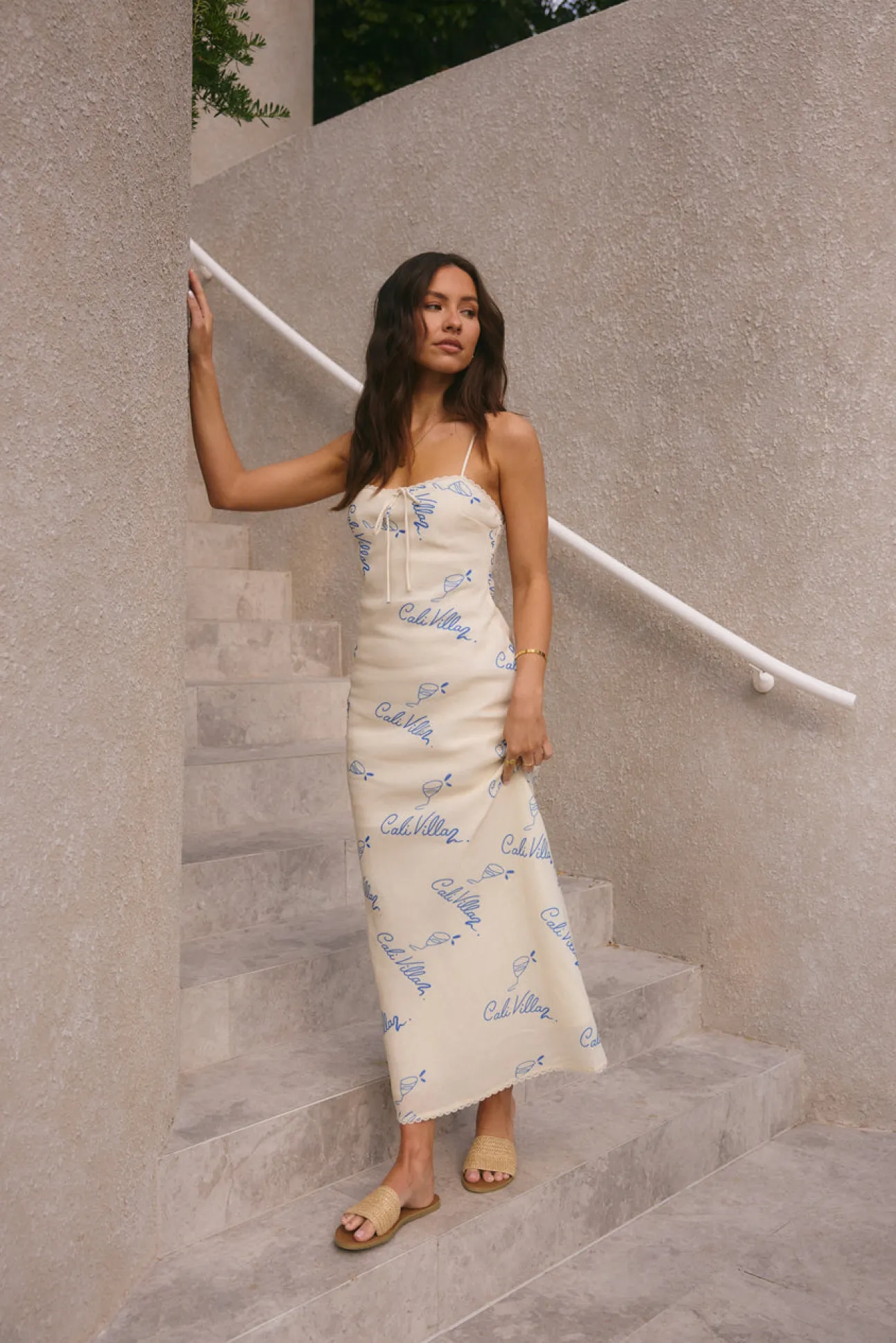 Beach Club Maxi Dress Cream