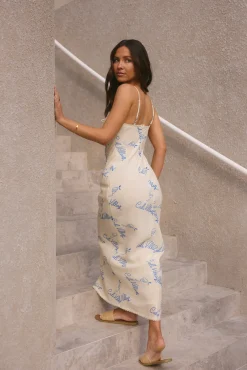 Beach Club Maxi Dress Cream