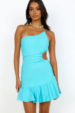 Beachside Memories Dress Blue