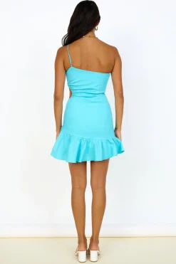 Beachside Memories Dress Blue