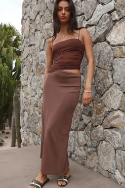 Belle Of The Ball Maxi Dress Brown