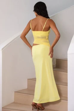 Belle Of The Ball Maxi Dress Yellow