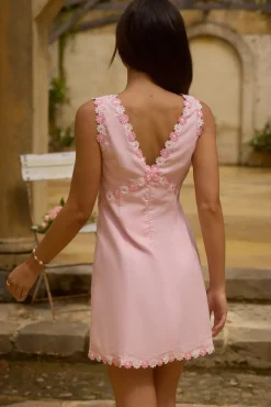 Beneath the Blossoms Mini Dress Pink
