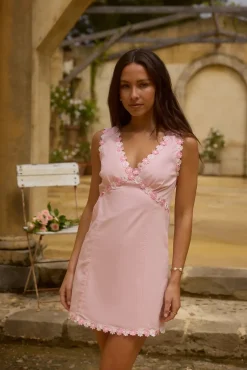 Beneath the Blossoms Mini Dress Pink