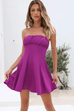 Beneath The Sky Dress Purple