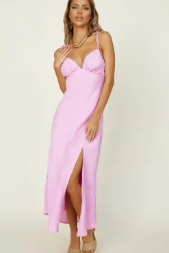 Beneath The Stars Midi Dress Purple